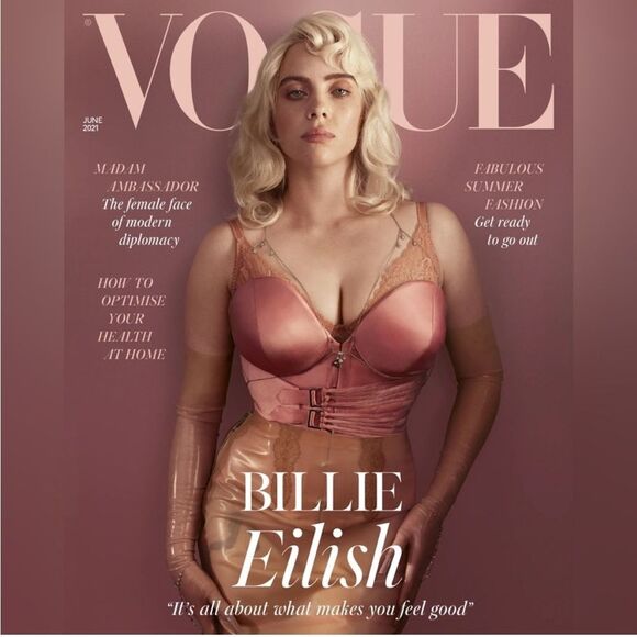 BritishVogue June 2021 Billie Eilish - Picture 1 of 11